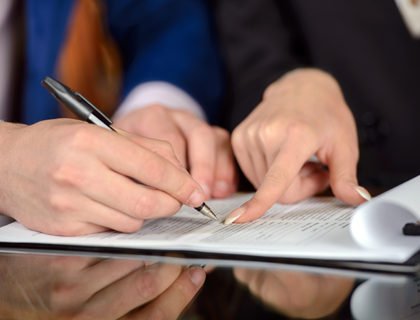 Lawyer Giving Accounting Malpractice On Client